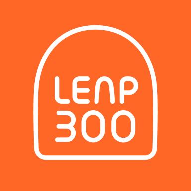 Leap 300 logo (orange)